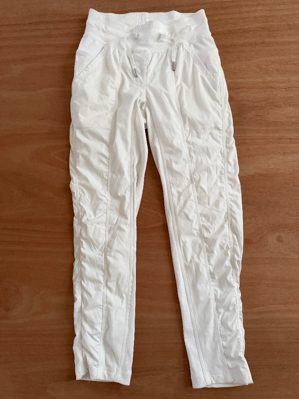 Lululemon Street To Studio Pant II *Lined 28" Size 4 White Athletic Athleisure